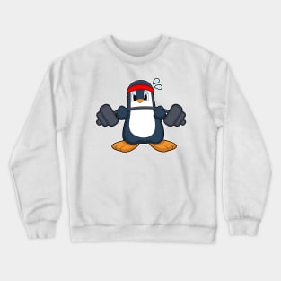 Penguin Strength training Dumbbell Crewneck Sweatshirt